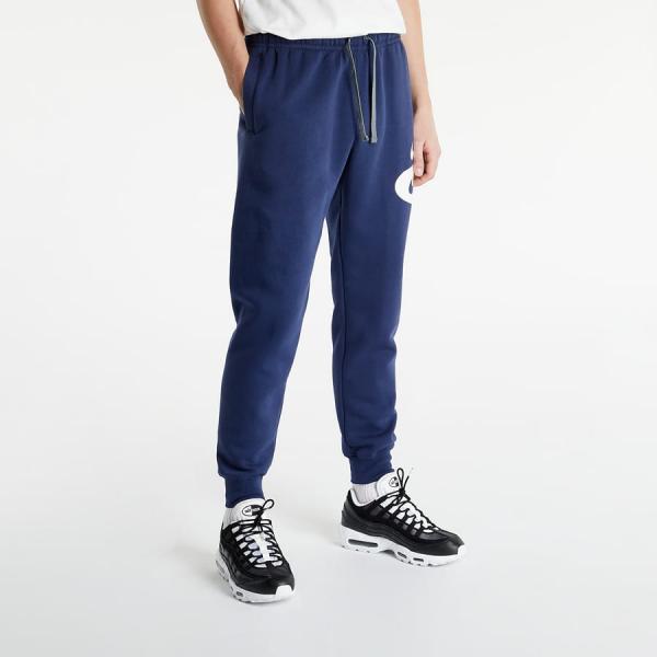 Tepláky Nike NSW Swoosh League Men's Brushed Back Fleece Pants Midnight Navy