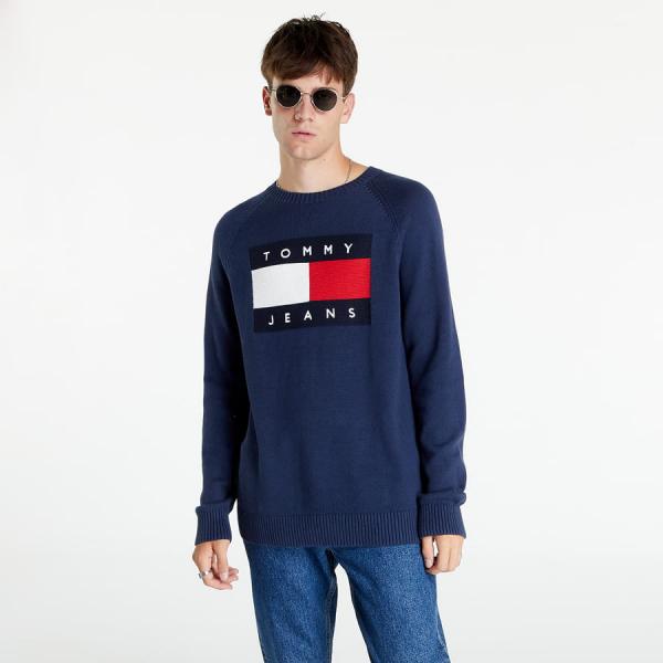 TOMMY JEANS Tjm Regular Flag Swe Blue