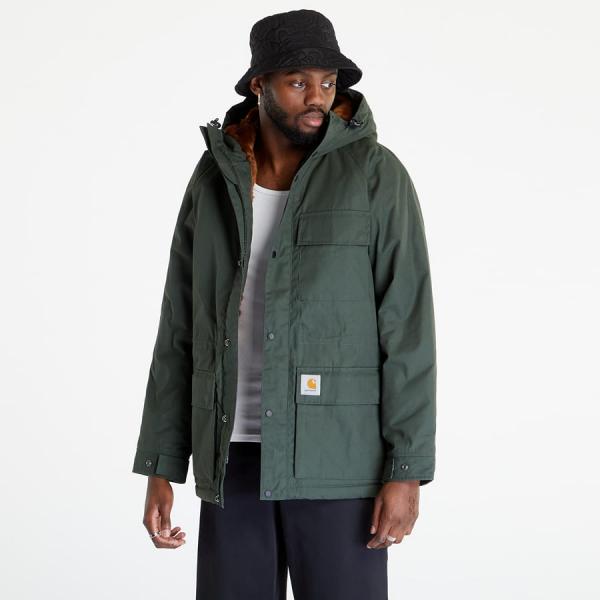 Podzimní bunda Carhartt WIP Morden Jacket Boxwood/ Tawny