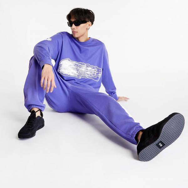 Y-3 Graphic Logo Ft Pant Purple/ Off White