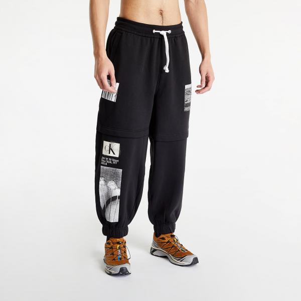 Calvin Klein Jeans Multi Landscape Grap Knit Pants Black