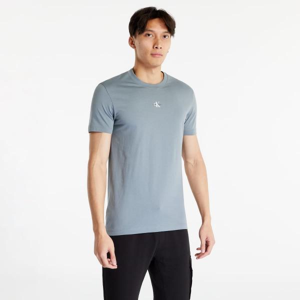 Tričko CALVIN KLEIN JEANS Micro Monologo Short Sleeve Tee Overcast Grey XL