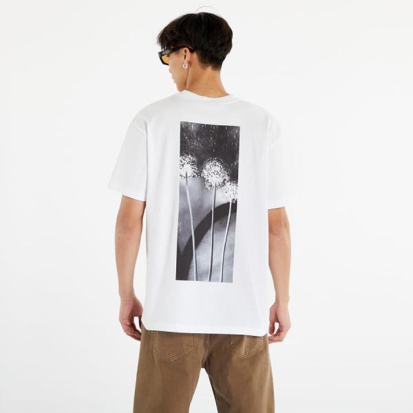 CALVIN KLEIN JEANS Flower Back Graphic Short Sleeve T-Shirt White