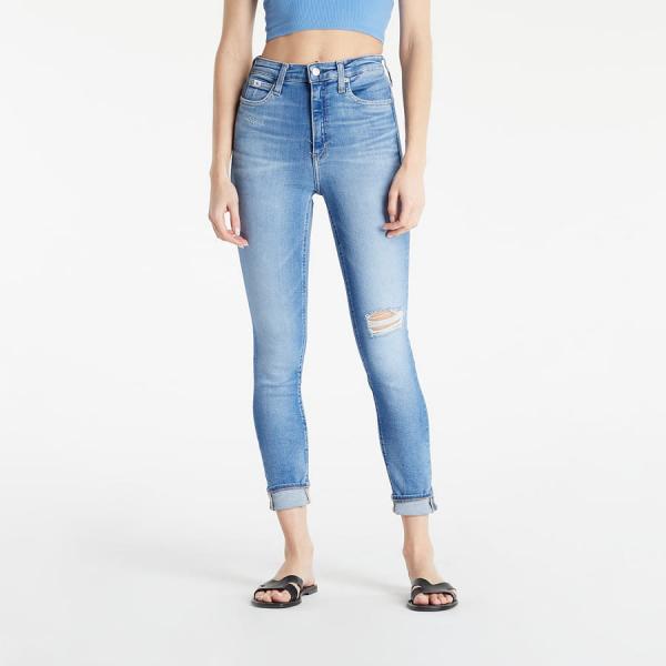 Dámské jeans CALVIN KLEIN JEANS High Rise Skinny Ankle Denim Medium