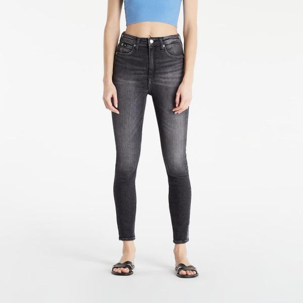 Dámské jeans CALVIN KLEIN JEANS High Rise Skinny Ankle Denim Black