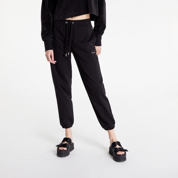 Tepláky CALVIN KLEIN JEANS Badge Cuffed Jogger Pants Black