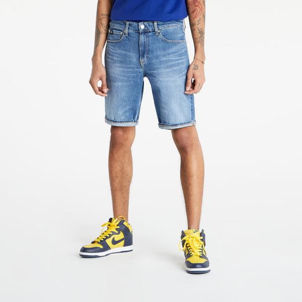 Džínové kraťasy CALVIN KLEIN JEANS Regular Shorts Denim Dark