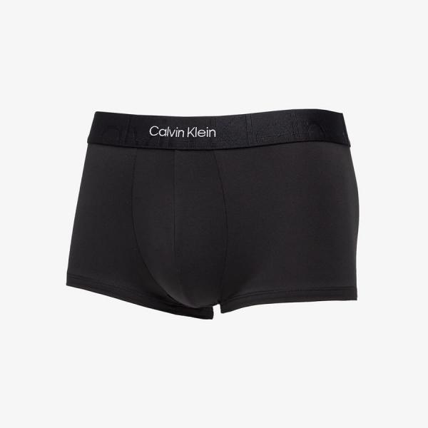 Boxerky Calvin Klein Embossed Icon Microfiber Low Rise Trunk Black S