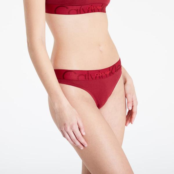 Kalhotky Calvin Klein Calvin Klein Monolith Cotton Thong Red Carpet
