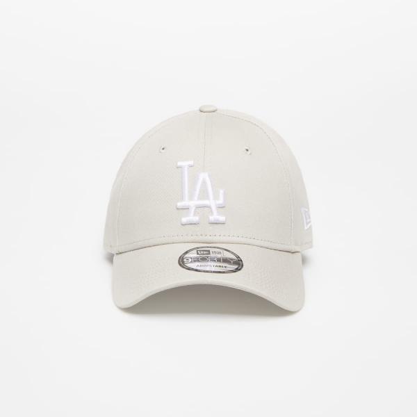 Kšiltovka New Era Los Angels Dodgers League Essential 9FORTY Adjustable Cap Stone/ White