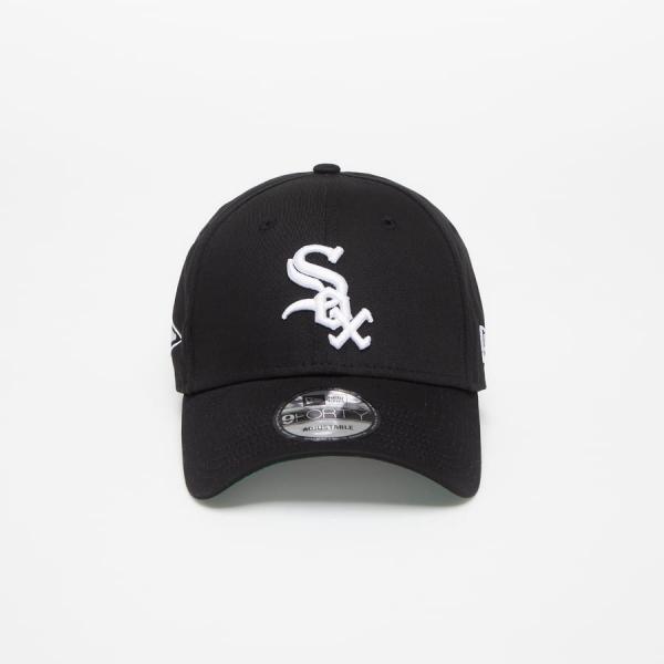 Kšiltovka New Era Chicago White Sox Team Side Patch 9FORTY Adjustable Cap Black