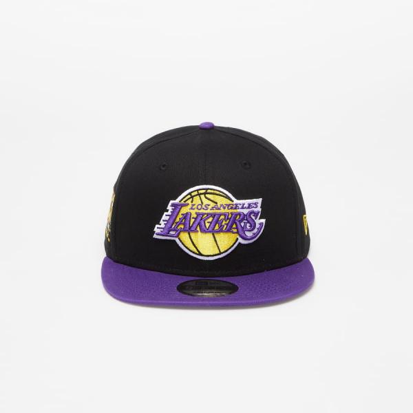 New Era Los Angeles Lakers Team Patch 9FIFTY Snapback Cap Black