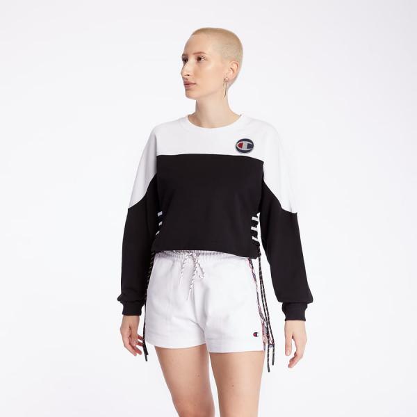 Dámská mikina Champion Cropped  Crewneck White