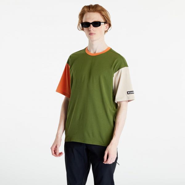 Columbia Deschutes Valley™ Short Sleeve Tee Pesto/ Desert Orange/ Beige