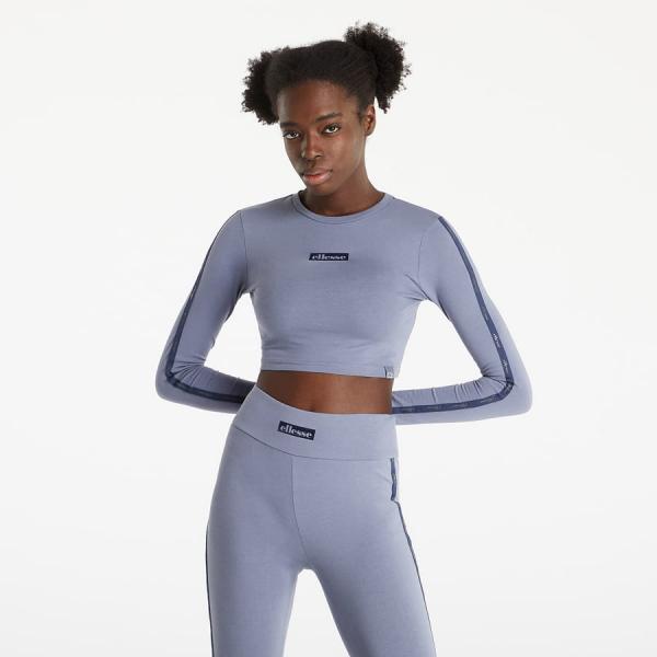 Top ellesse Tance Ls Crop T-Shirt Grey L