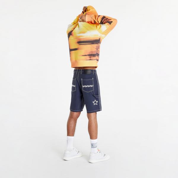 Pleasures Kort Painter Shorts Navy