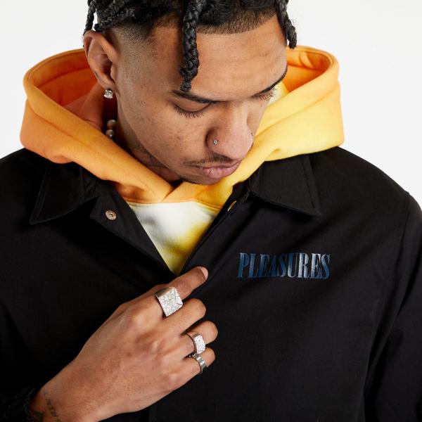 Větrovka Pleasures Bended Coach Jacket Black S