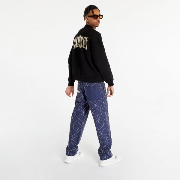 Pleasures Karat Quarter Zip Fleece Hoodie Black