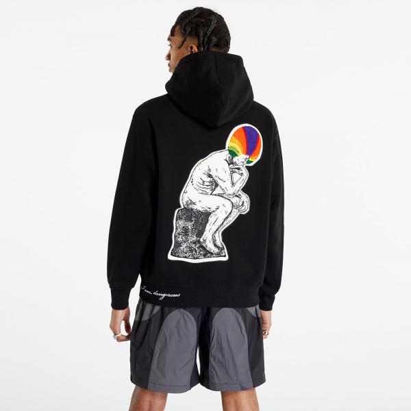 Pleasures Discourse Hoodie Black