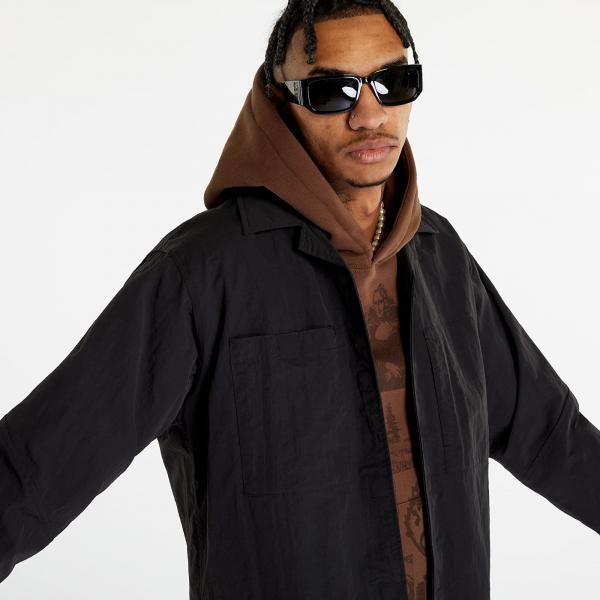 Pleasures Stare Long Sleeve Overshirt Black