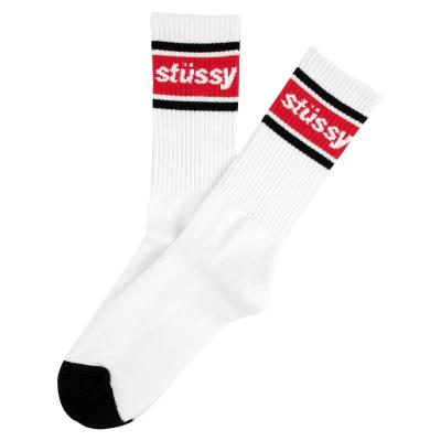 Stüssy Stripe Socks White
