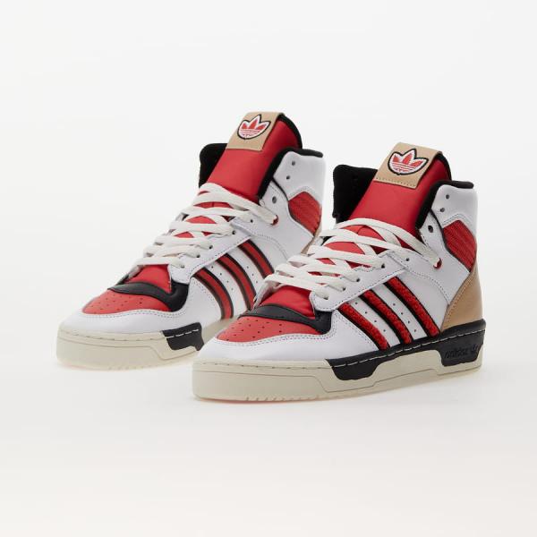 adidas Originals Rivalry Hi Ftw White/ GLORED/ Core Black