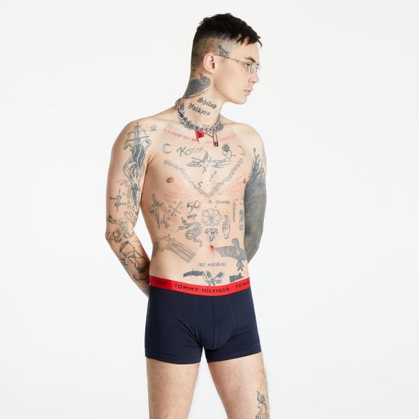 Tommy Hilfiger Recycled Essentials 3-Pack Trunk Wb Desert Sky/ White/ Primary Red
