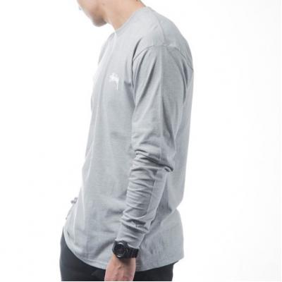 Stüssy Original Stock Long Sleeve Tee Grey Heather