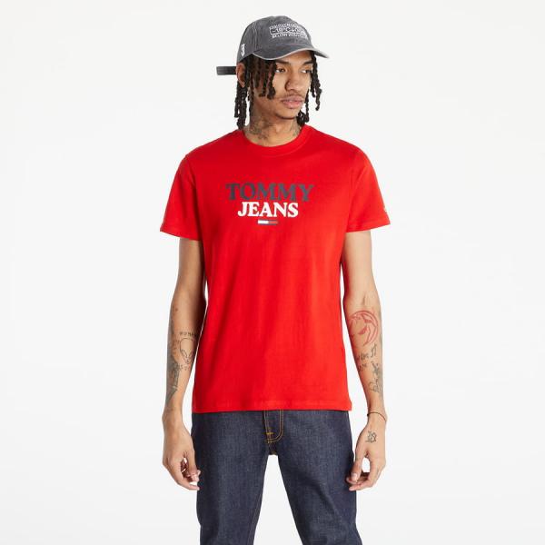 Tričko s krátkým rukávem TOMMY JEANS Entry Graphic Tee Deep Crimson