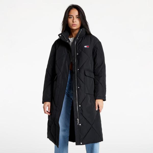 Dámská zimní bunda TOMMY JEANS Longline Fashion Puffer Black