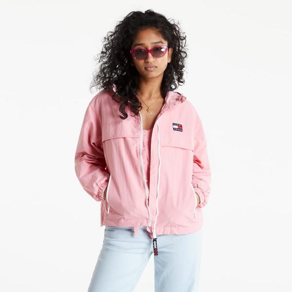 TOMMY JEANS Chicago Windbreaker Fresh Pink