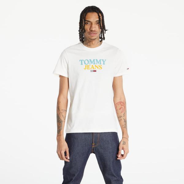 Tričko s krátkým rukávem TOMMY JEANS Entry Graphic Tee Ancient White