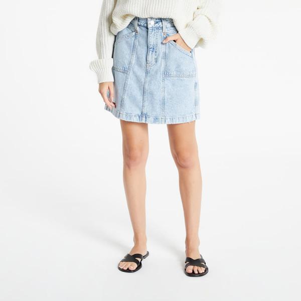 Sukně TOMMY JEANS Mom Skirt Denim Light