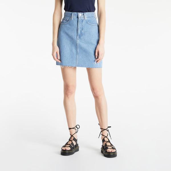Sukně TOMMY JEANS Mom Skirt Denim Light