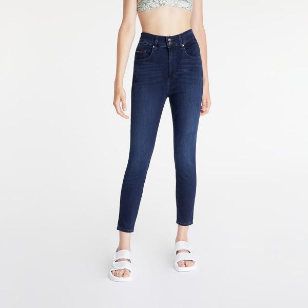 Dámské jeans TOMMY JEANS Shape Hr Skinny Jeans Denim Dark