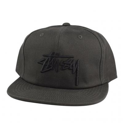 Stüssy Stock Pigment Cap Black