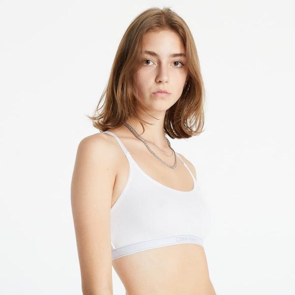 Podprsenka Calvin Klein Unlined Bralette White