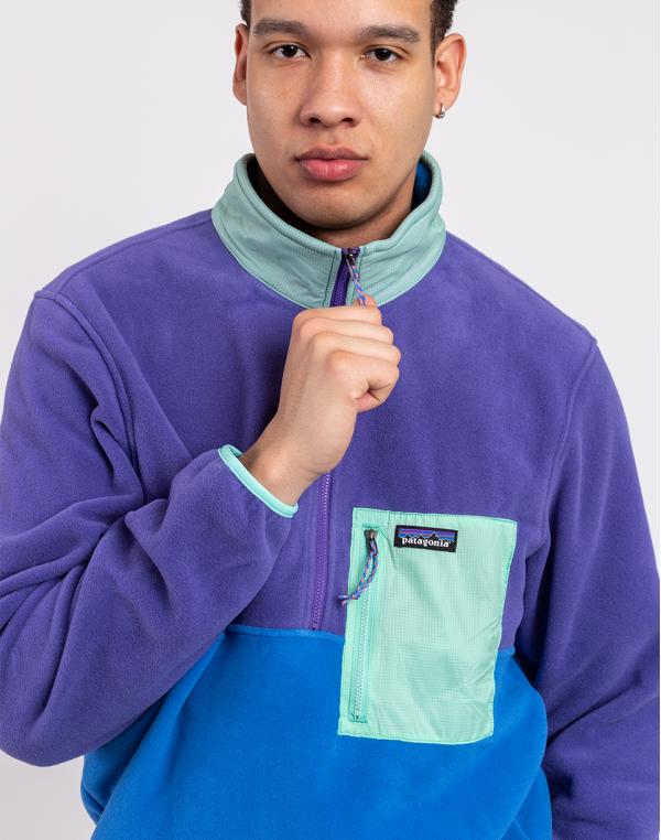 Patagonia M's Microdini 1/2 Zip P/O Bayou Blue S