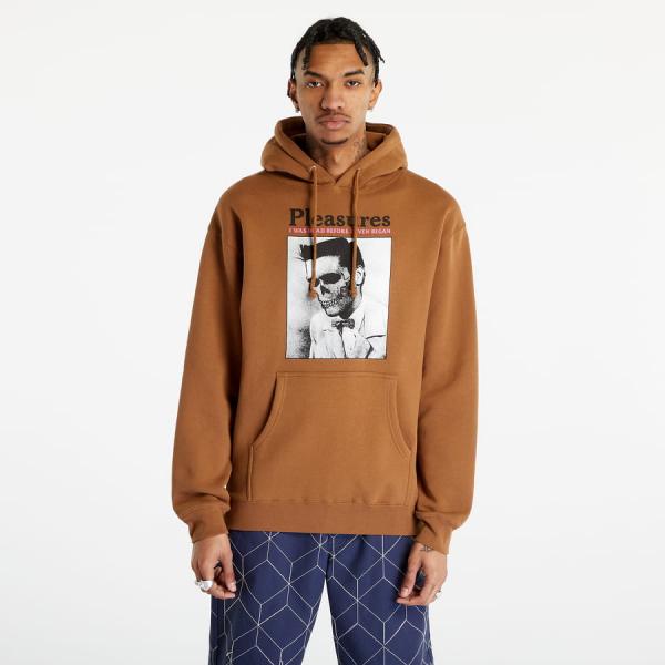 Mikina PLEASURES Dead Hoodie Caramel