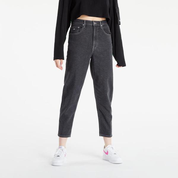 Džíny TOMMY JEANS Mom Jeans Ultra High Rise Tapered Jeans Denim Black W27/L30