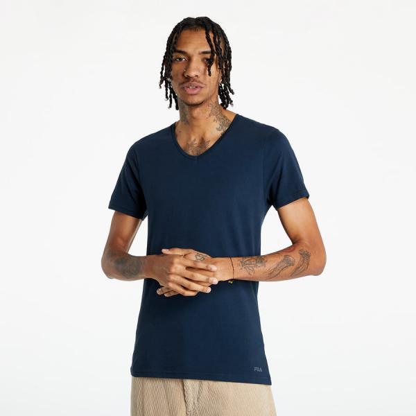 Tričko s krátkým rukávem Fila Man Undershirt V-Neck Navy