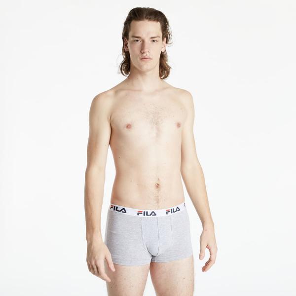 Fila Man Boxers 2-Pack Black/ Grey