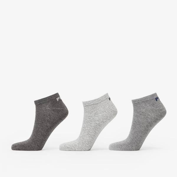 Ponožky Fila Socks Invisible 3-Pack Misty Grey