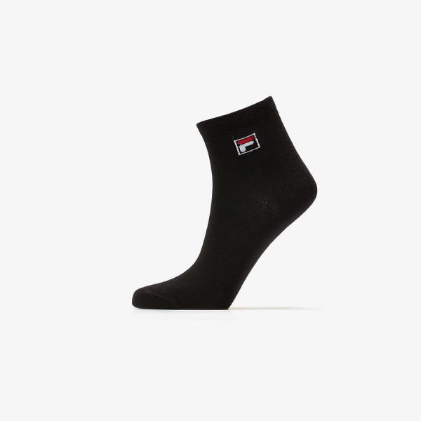 Ponožky Fila Calza Quarter 3-Pack Socks Black
