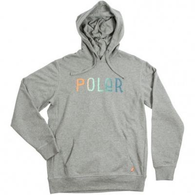 Poler Furry Font Hoodie Heather Grey