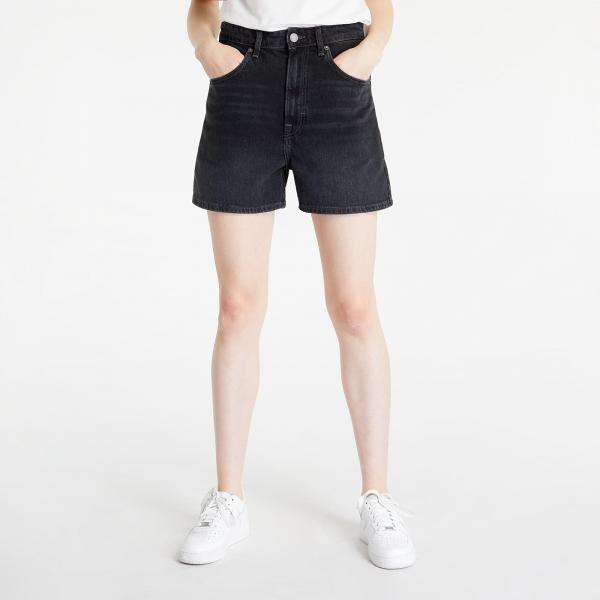 Šortky Tommy Jeans Mom Shorts Denim Black 28