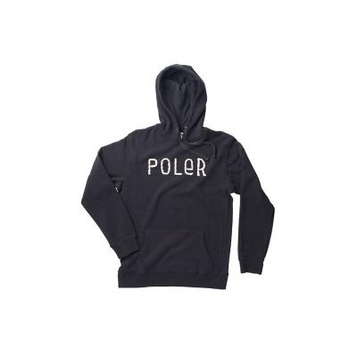 Poler Furry Font Hoodie Black