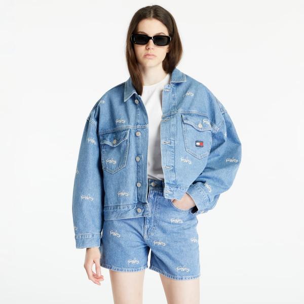 Džíska TOMMY JEANS Wide Sleeve Denim Jacket Denim Medium