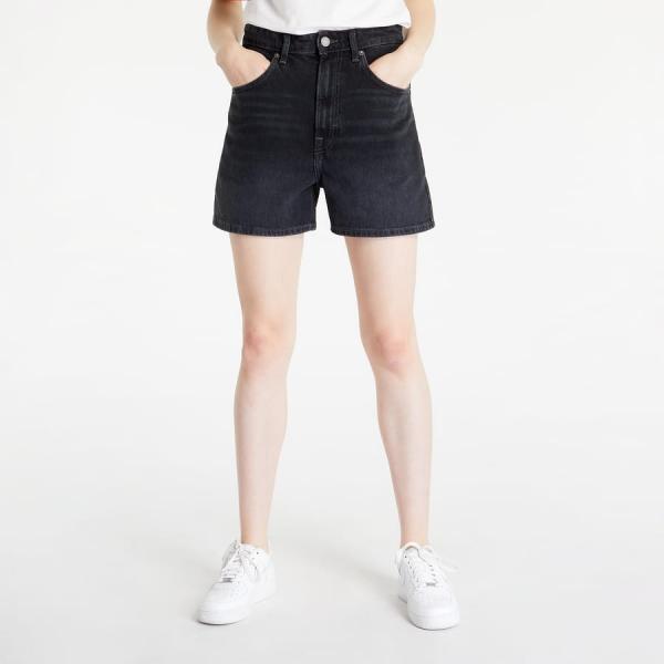 Šortky TOMMY JEANS Mom Shorts Denim Black W28