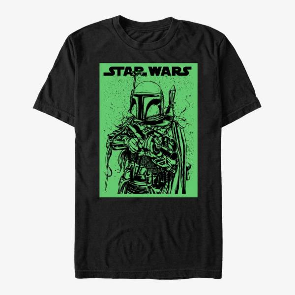 Tričko Merch Star Wars: Classic - Super Fett Black S